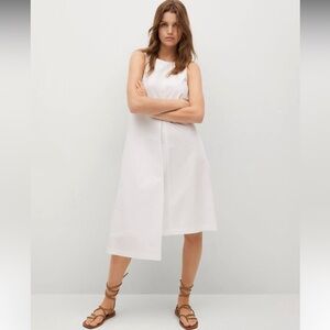 Mango Asymmetric hem dress exclusive collection